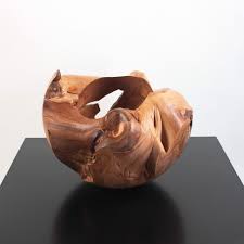 Hohle Kugel Obj 924 Baum Skulptur Wurzelholz Apfelbaum Wurzelholz skulptur oder dekorativer treibholz aufsteller.