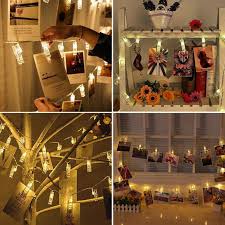20 Led Party String Lights Room Lights Room Led Lights Photo Clip String Lights Home Decor Indoor Outdoor Fairy Lights For Dorm Christmas Decoration Birthday Wedding Party Hanging Pictures S10110 Walmart Com Walmart Com
