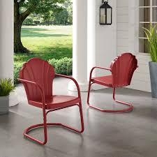 4.0 из 5 звездоч., исходя из 16 оценки. Diana Bay Red Retro Metal Chairs Set Of 2 By Havenside Home Overstock 28473898