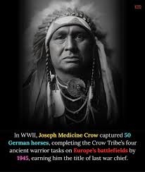 Happy Birthday to Dr. Joe Medicine Crow, Last Living Plains Indian War  Chief and World War II Veteran