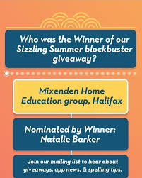 Happy To Announce Our Sizzling Summer Blockbuster Prize Went To Mixenden Home Education Group Run By How To Memorize Things Learn To Spell National Curriculum