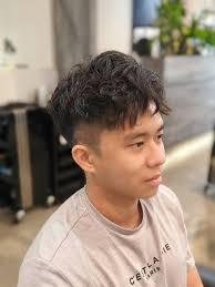 Korean men perm+Haircut by Jimmy Master Director From flat to full—Men's Leslie  Curl brings instant volume and texture.A natural,effortless wave that  frames the face and elevates your look.Tired of limp, lifeless hair?This