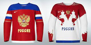 2014 Sochi Olympic Hockey Uniforms Olympic Hockey Russia Olympics Hockey