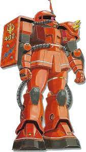 Ms 06s Zaku Ii Commander Type Gundam Mobile Suit Mech
