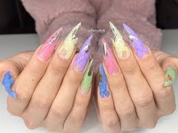 yesica s nails on instagram i offer online classes for gelx and gel manicures dm me for the detail gel manicure manicure water color nails