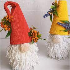 Metdaan Diy Turn Cardboard Rolls Into Into Adorable Autumn Gnomes Facebook In 2021 Diy Headband Fun Christmas Crafts Metdaan Diy