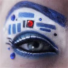 Make Up R2 D2 Nerd Da Hora Eye Makeup Designs Creative Eye Makeup Eye Make Up