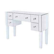 Get set for white gloss dressing table at argos. Victoria Mirrored 5 Drawer Dressing Table With White Gloss Legs Picture Perfect Home
