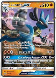 Lucario is a fighting/steel type pokémon introduced in generation 4. Lucario Gx Pokemon Tcgo Codes Buy Ptcgo Codes