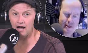 Radio host Mark 'Soda' Soderstrom's six-year-old son Felix grills comedian  Tom Gleeson live