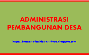 Bagaimana dengan format surat yang selama ini sobat desa buat, apakah sudah. Administrasi Pembangunan Desa Cara Pengisian Buku Administrasi Pembangunan Desa Format Administrasi Desa
