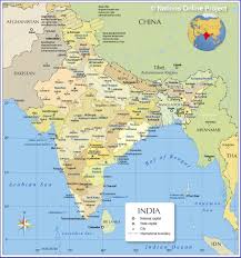 North karnataka comprises 13 of karnataka's 30 districts, bordering maharashtra and telangana. Political Map Of India With States Nations Online Project