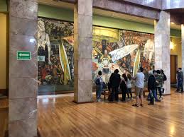 Diego rivera illustrates two ideologies with the use of strong shaded colors andintentional defined lines in his mural, man,controller of the universe. Bond Latin Gallery Blog