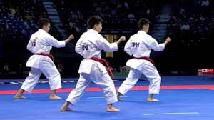 From karate canada athlete director and athlete council chair, toshihide uchiage: Karate Male Team Kata Final Japan Vs Italy Wkf World Championships Belgrade 2010 1 2 Youtube