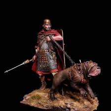 Roman With War Dog In 2020 Roman Soldiers Ancient War Ancient Warriors