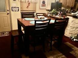 Tuesday's hiatus announcement came two days after monsoon chocolate was forced to close early on sunday due to climate issues in the dining room, according to the shop's social media posts. Adelson Chocolate Square Counter Height Dining Table 6 Pc With 4 Chairs 2 Stools