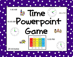 Help them meet their math learning targets today! 3rd Grade Time Powerpoint Game 3 Md 1 Powerpoint Games Math Time Fun Education