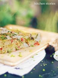 Frittata Mit Jungem Gemuse Und Ziegenkase Rezept Mit Video Kitchen Stories Recipe Frittata Goat Cheese Recipes Goat Cheese