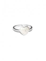 خاتم فضة عيار 925 خاتم فضة ايطالى قلب Heart Ring Jewelry Silver Rings