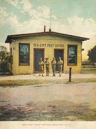 Pin By Kihm Winship On Post Office Postcards Sea Girt Post Office Long Branch Beach