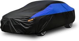 Porch Shield Waterproof Car Cover Blue