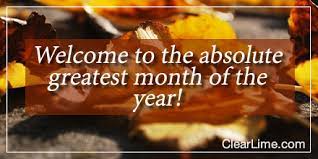 There was a time when october was the eighth month of the year. Eric Dytzel Twitterissa Welcome October As A Friend Of Mine Said This Morning Welcome To The Absolute Best Month Of The Year October Http T Co Vzhspkjz1a