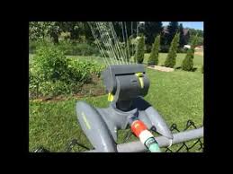 You've sold me top quality product and provided. Yardworks Dry Seal Multi Adjustable Oscillating Sprinkler Fay S Testimonial Youtube