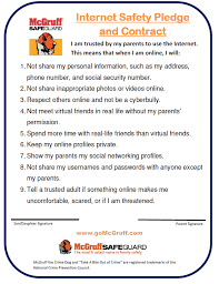 internet safety pledge and tips help parents keep kids and