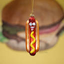 Happy Hot Dog Ornament – Archie McPhee