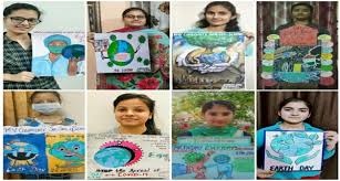 An earth day poster entry by andrew knight studio on facebook. Kanya Maha Vidyalaya Earth Day Online Poster Making Competition During Lock Down Covid 19 22nd April 2020 Appreciated By Ministry Of Jal Shakti Govt Of India And Indian Council For Development And