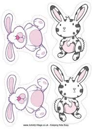 The thicker the cardstock the better for this craft. Rabbit Printables