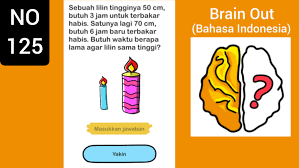 Check spelling or type a new query. Brain Out Level 125 Sebuah Lilin Tingginya 50 Cm Butuh 3 Jam Untuk Terbakar Habis Satunya Lagi 70 Cm Butuh 6 Jam Baru Terbakar Habis Butuh Waktu Berapa Lama Agar Lilin Sama Tinggi Terbaru 2021