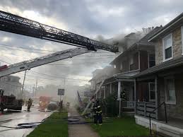 structure fire in sinking spring