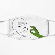 Wojak's brain variations have collided now with another meme known as whomst, which involves aggressively ornate, nonsensical variants of the word whom, as a way of implying pretentiousness. Npc Wojak Meme Face Masks Redbubble