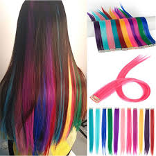 Check spelling or type a new query. Florata 11pcs Colored Clip In Hair Extensions Party Hair Walmart Com Walmart Com