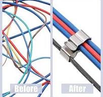 Stainless Steel Photovoltaic Wire Management Clips 100Pcs Solar Panel Cable  Clips - Rustproof Stainless Steel PV Wire Management Solution Photovoltaic  ...