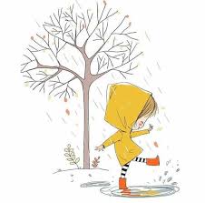 Spielen Sie Im Regen Im Regen Sie Spielen Cute Drawings Cute Art Drawing Illustrations