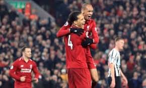 Pep guardiola's side put on a show to make sure jurgen klopp's reds' first game as league winners ended in a heavy defeat. Liverpool 4 0 Newcastle Leicester 2 1 Manchester City Premier League Clockwatch As It Happened Football The Guardian