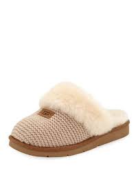 Ugg Cozy Knit Slippers With Sheepskin Ugg Cozy Knit Slippers Slippers Cozy Knits