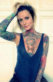 modern with skin and hair photo modern photo hair photo girl tattoos hair styles