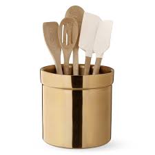 New movie releases this weekend: Gold Partitioned Utensil Holder Williams Sonoma