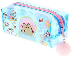 Team Pusheen Pencil Case In Blue Pink Claire S Amazon Co Uk Clothing Affaire Scolaire Pusheen Cute Pencil Case Und Cute School Supplies