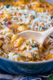 One Pot Creamy Sausage Gnocchi A Quick And Easy Weeknight Dinner Recipe Ground Sausage Recipes Recipes Tasty Dishes