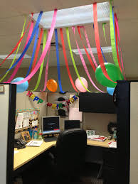 Office Cube Birthday Celebration Office Party Decorations Office Birthday Office Birthday Decorations
