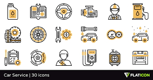 30 Free Vector Icons Of Car Service Designed By Eucalyp Service Design Vector Icons Icon