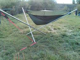 It's only as deep as the depth of the here's another option for a super basic and easy to build hammock stand. Portable Hammock Stands For Camping By Derek Hansen Sectionhiker Com