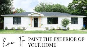 Painted brick is just as difficult to keep clean as regular brick, particularly if you choose a light color, which requires regular maintenance to keep its. How To Paint The Exterior Of Your Brick Home Youtube