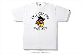 Bape x dragon ball z baby milo super saiyan shirt mens. 2016 Bape X Dragon Ball
