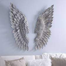 Maybe you would like to learn more about one of these? Express Your Unique Home Style With The Brushed Gold Angel Wing Plaques From Kirkland S This Additi Angel Wings Decor Angel Wings Wall Decor Diy Angel Wings