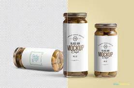 Download Free Glass Jar Mockup Psd Zippypixels